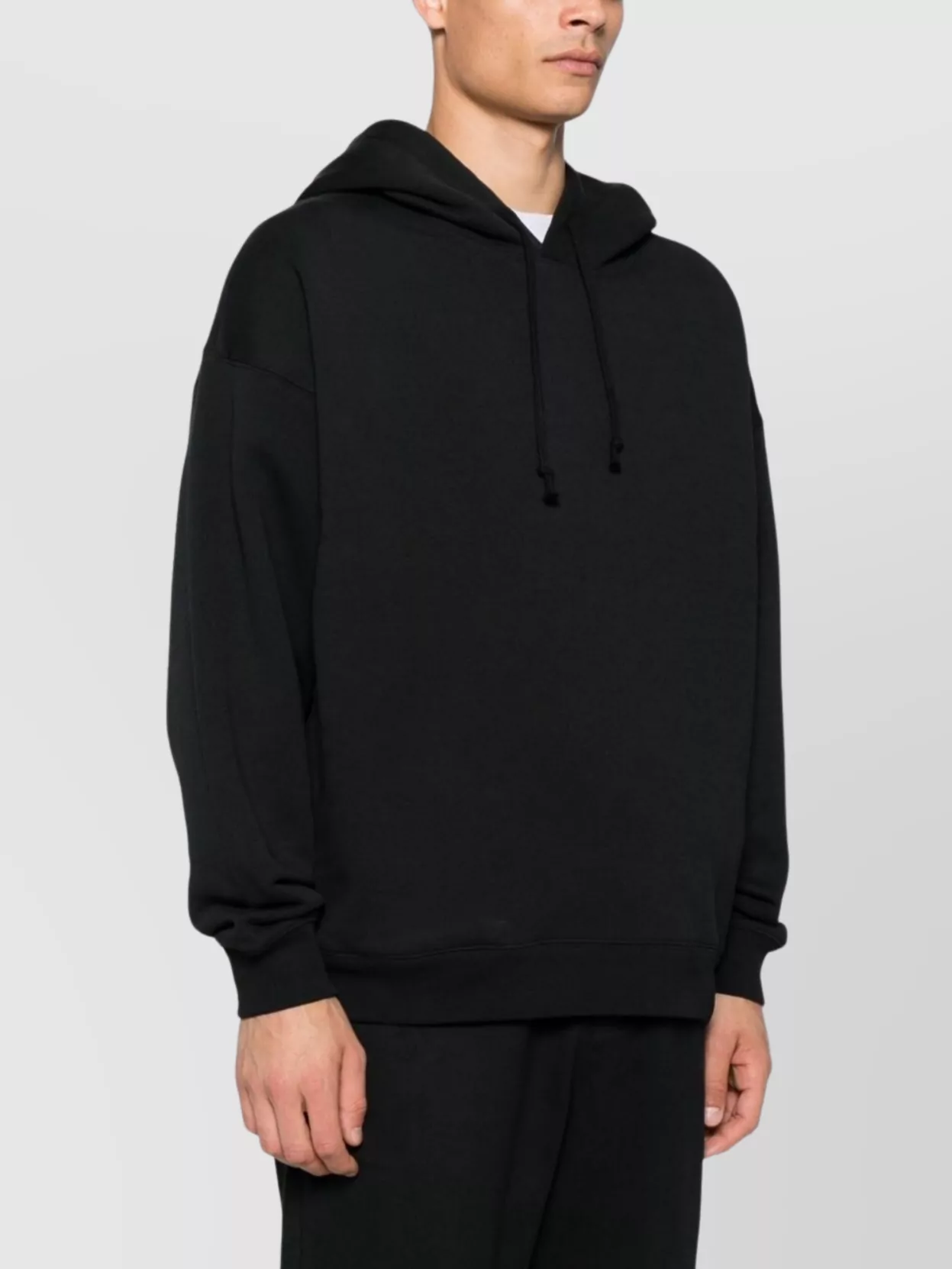 Y-3 Hoodie Cotton Drawstring Hood