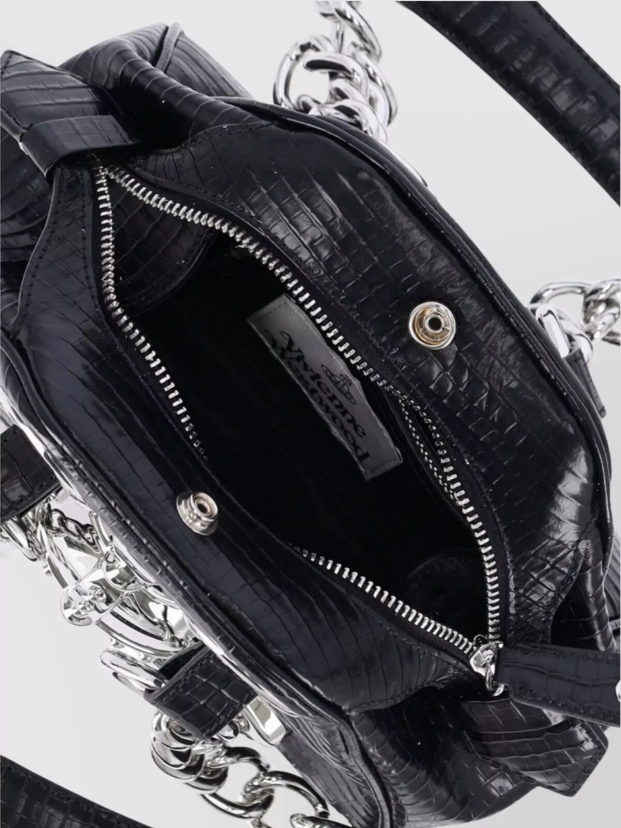 Vivienne Westwood Crocodile chain strap top handle shoulder