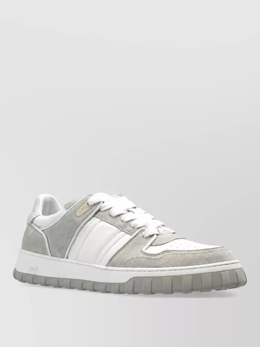 Ami Paris leather low-top sneakers