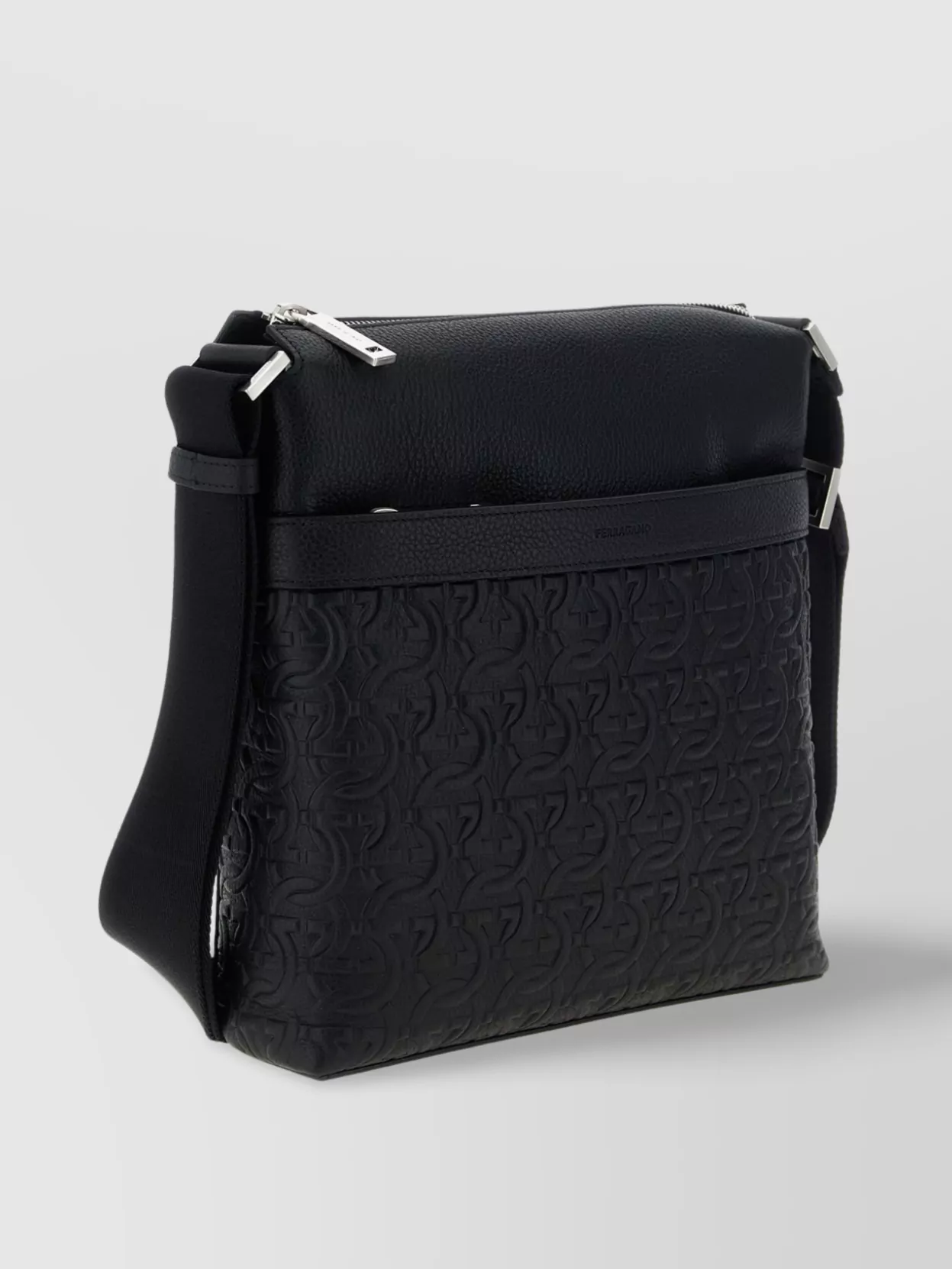 Ferragamo Crossbody Bag Featuring 'Gancini' Motif