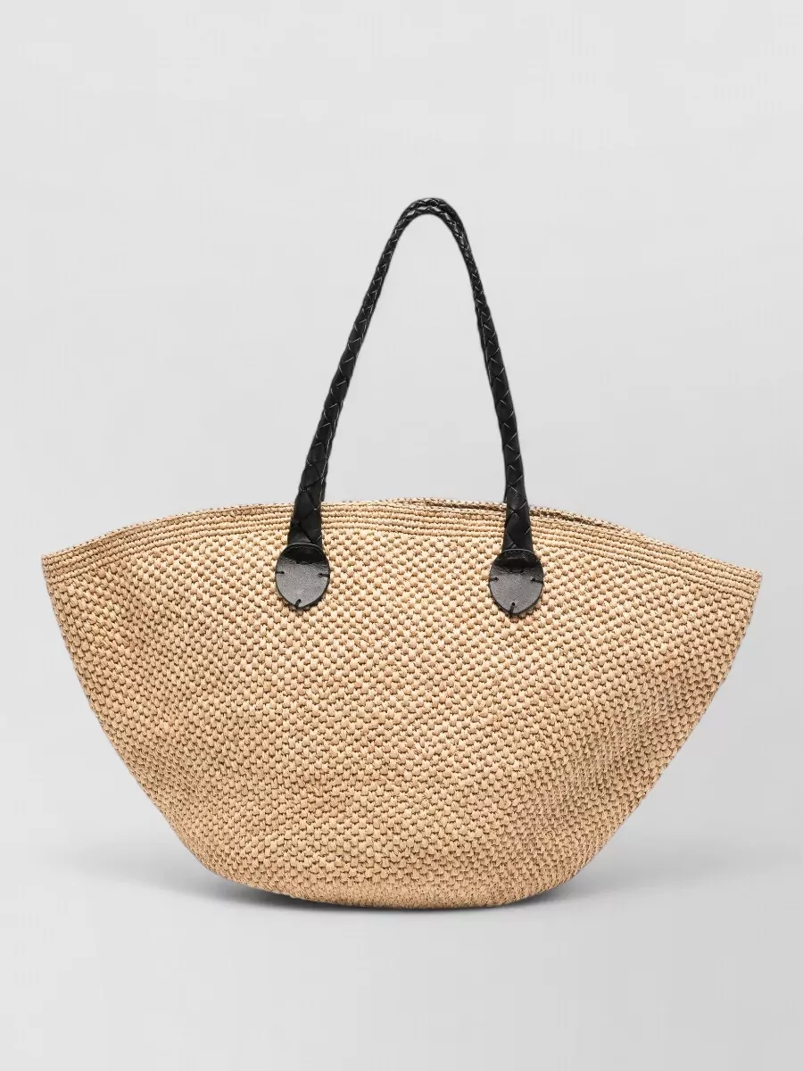 Dragon Diffusion Vintage Mesh Tote Raffia Beach Bag