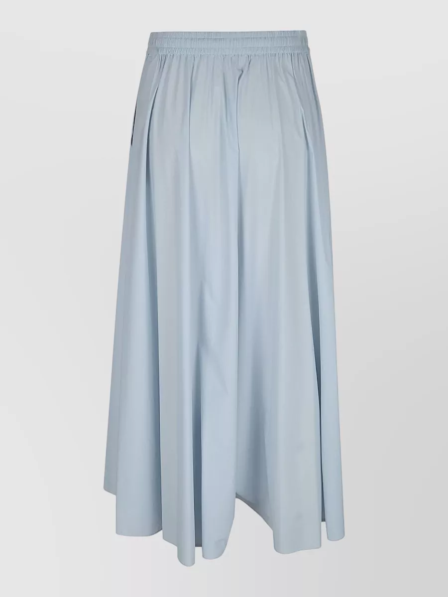 Herno Relaxed Fit Nylon Stretch Skirt Pockets