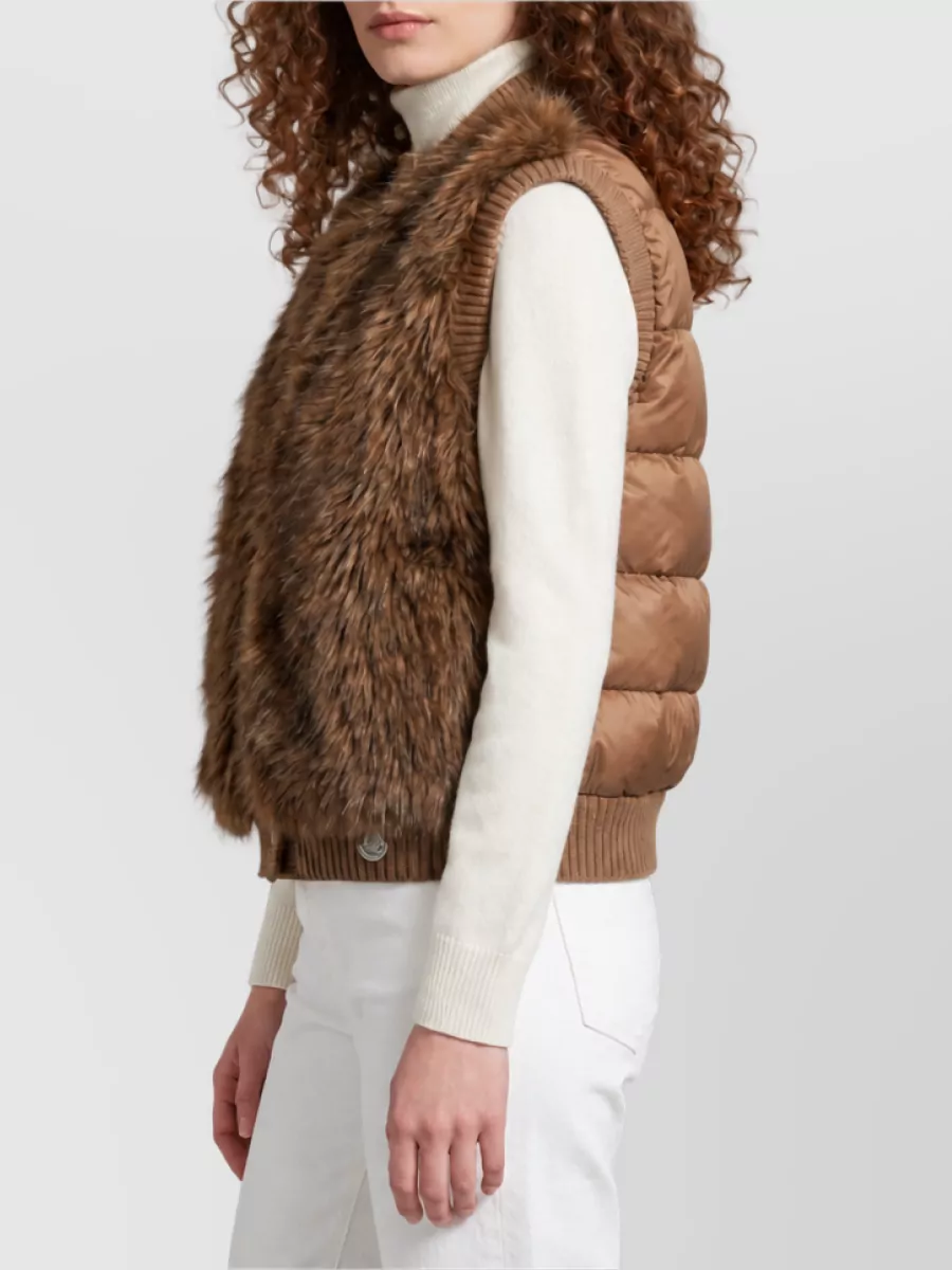 Moncler Padded wool oversized vest