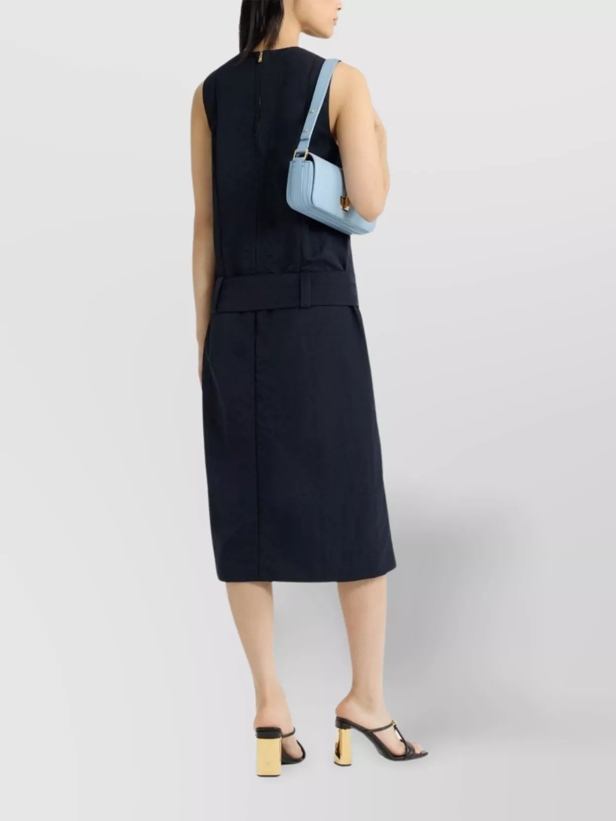 Patou Knee Length Dress With Front And Back Slits