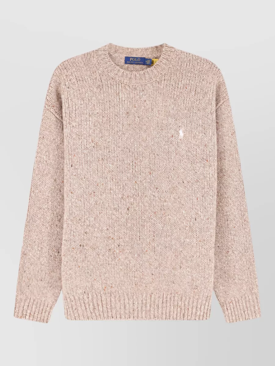 Polo Ralph Lauren Ribbed mélange wool blend sweater