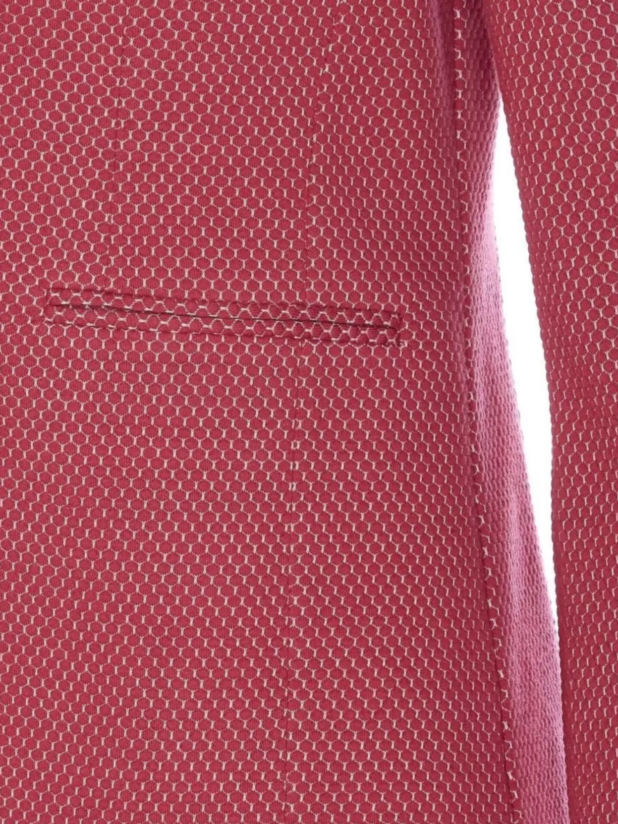 Circolo 1901 Notched Lapel V-Neck Textured Fabric Jacket