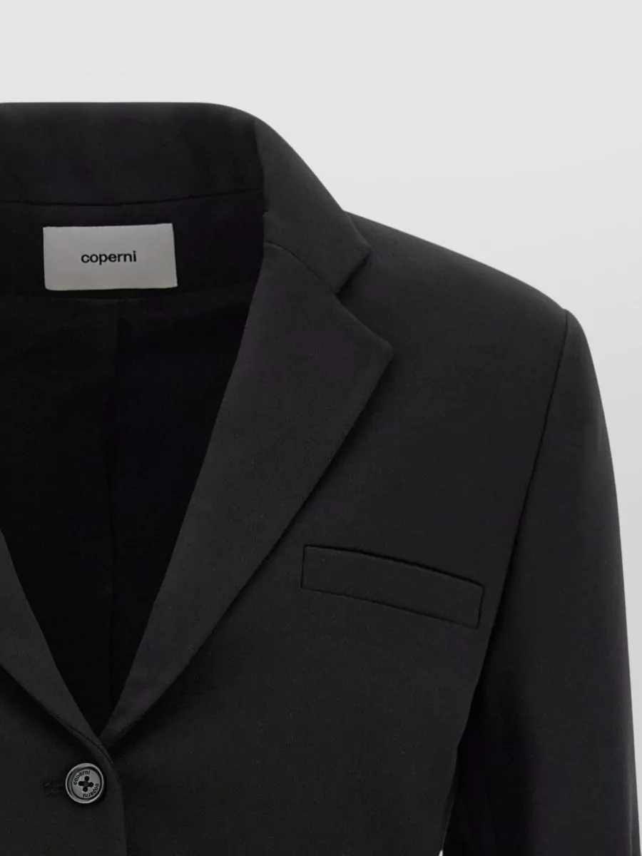 Coperni Single-Breasted Cropped Blazer