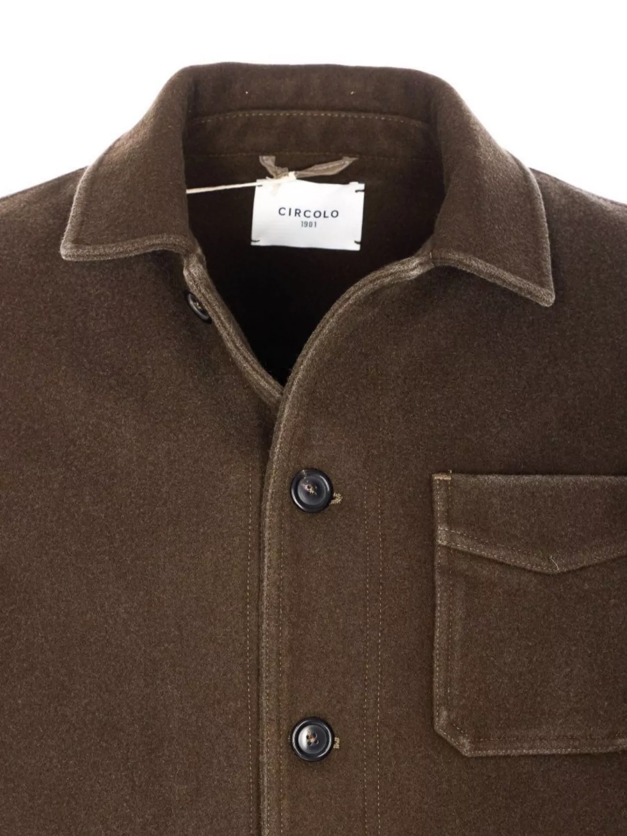Circolo 1901 Long Sleeve Collared Jacket Pockets