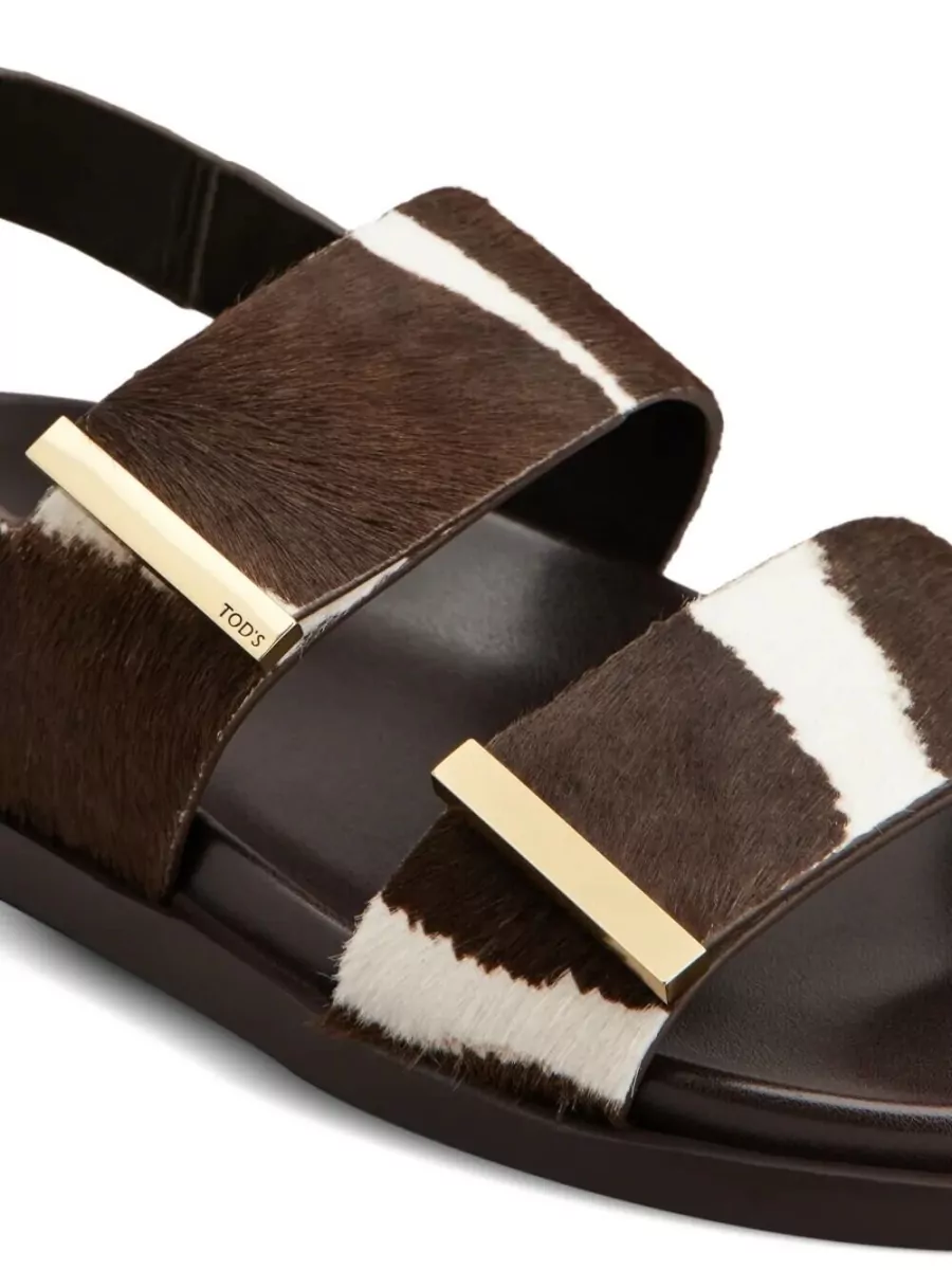 Tod's Pony Hair Sandals