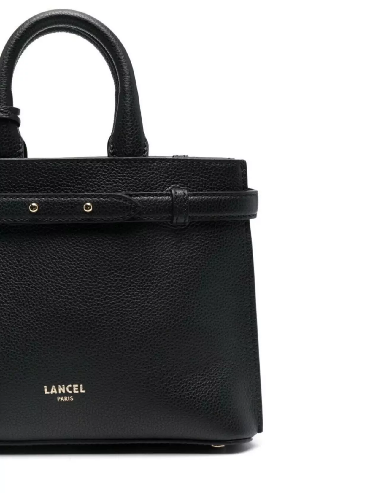 Lancel Small Zip Bucket Bag Carryall
