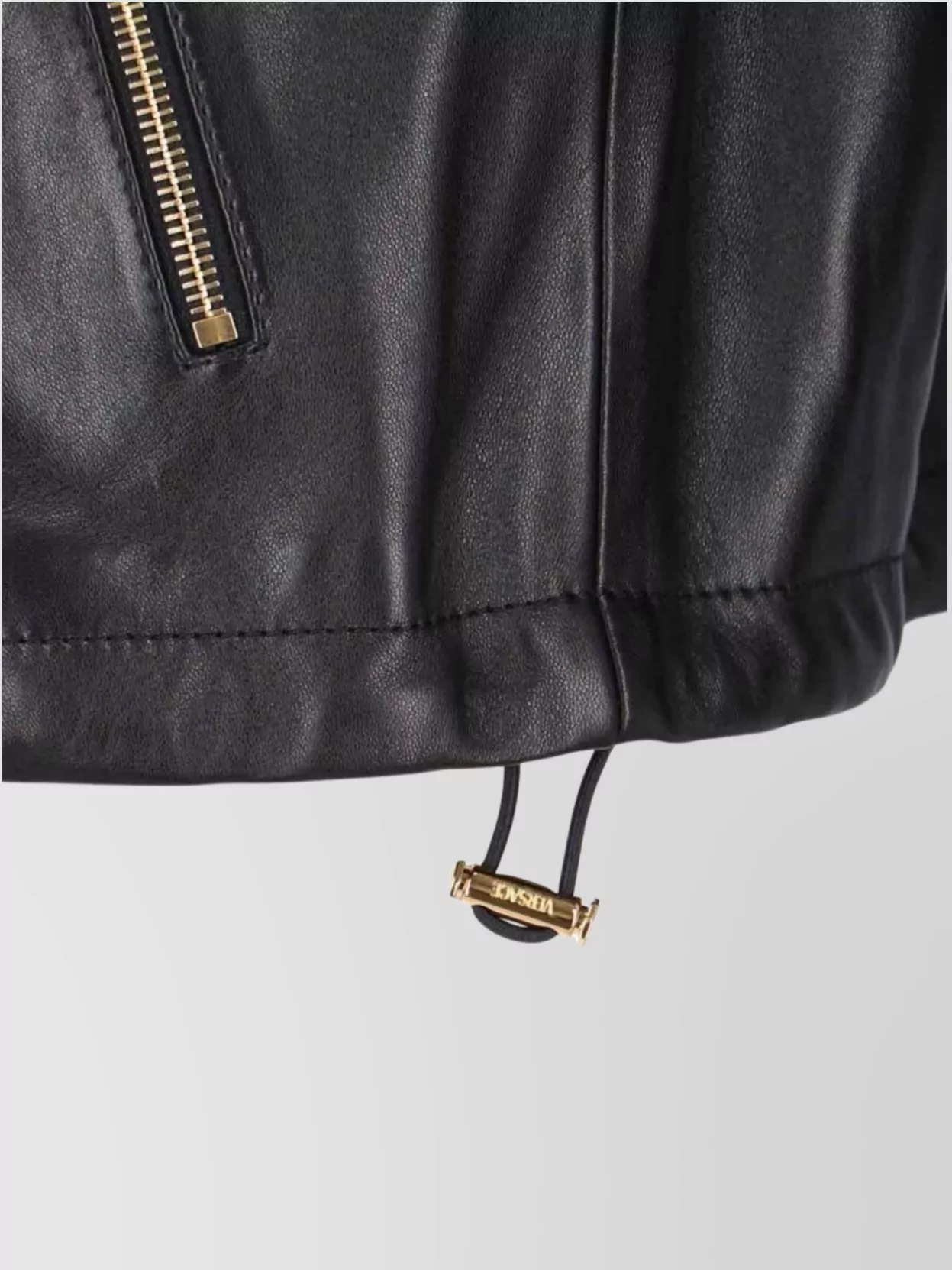 Versace Jacket High Collar Elastic Cuffs