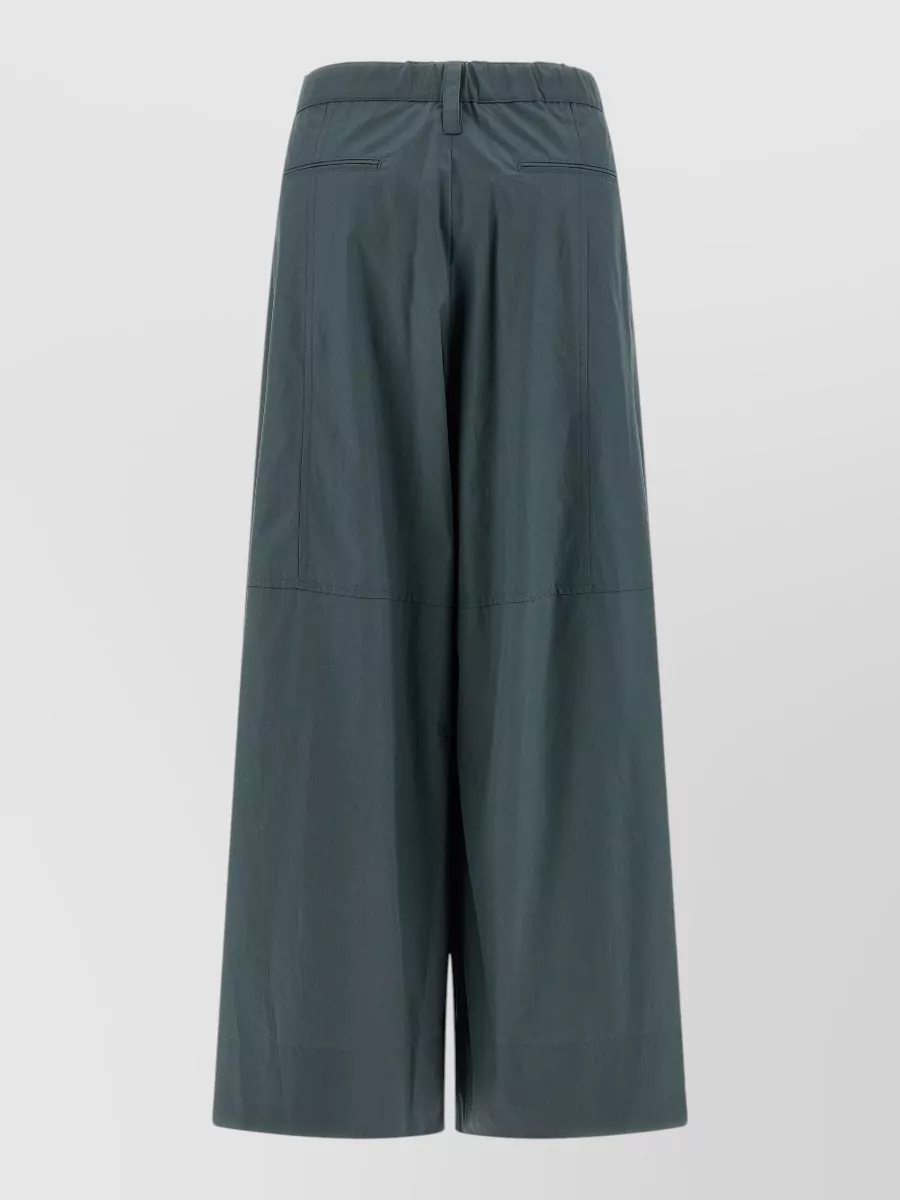 S Max Mara Cotton wide-leg trousers