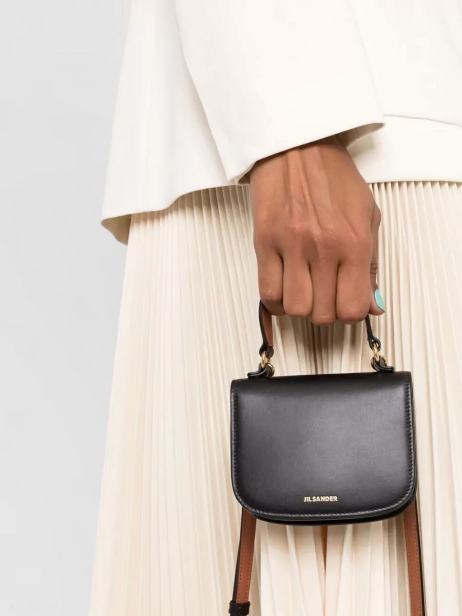 Jil Sander Na Leather Crossbody Bag