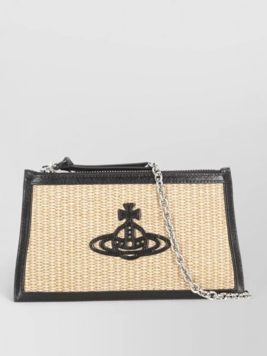 Vivienne Westwood Flat Small Intrecciata Clutch Bag