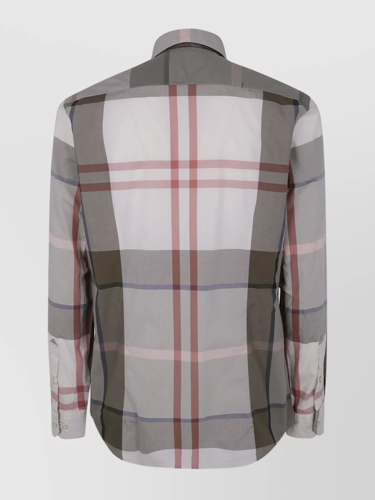 Barbour Plaid Tailored Shirt Featuring Pocket