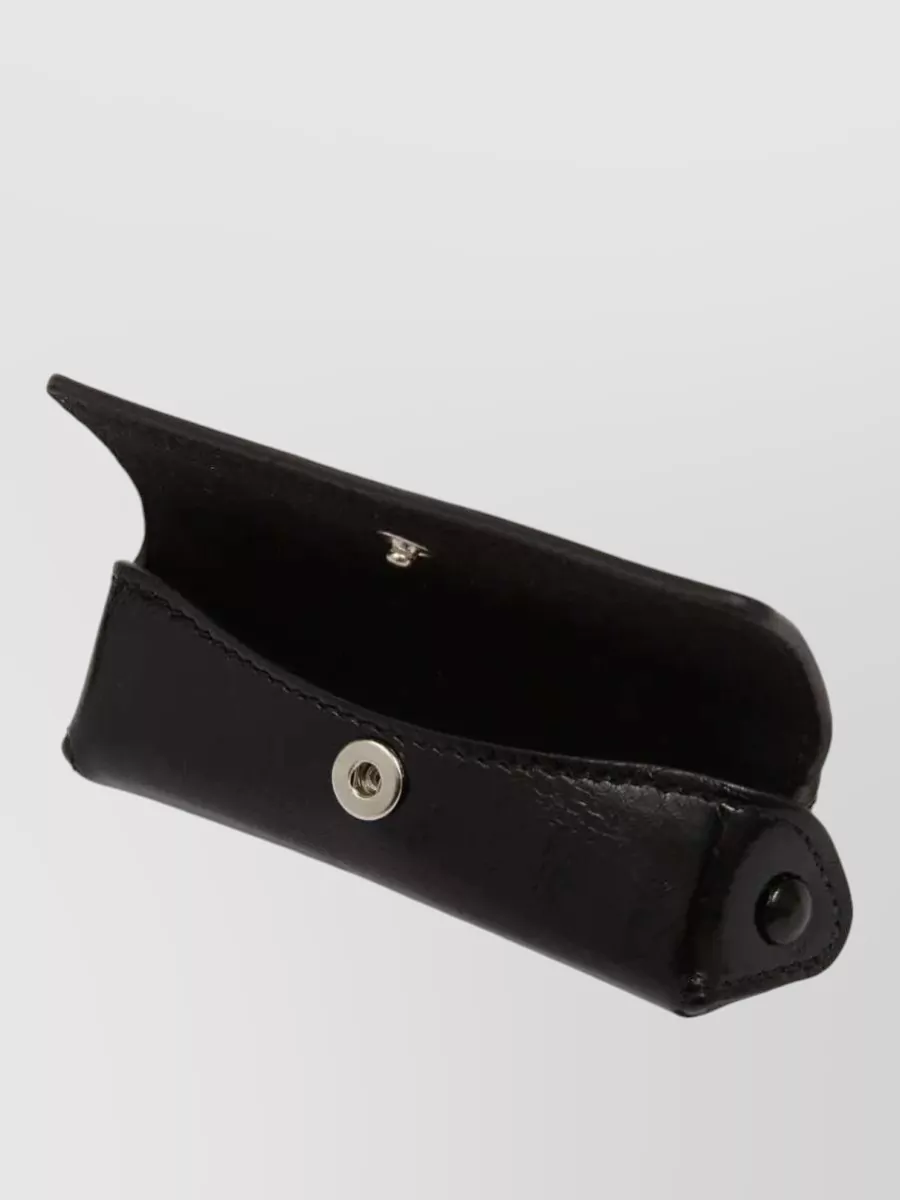 Maison Margiela Leather Lipstick Case Chain And Keyring