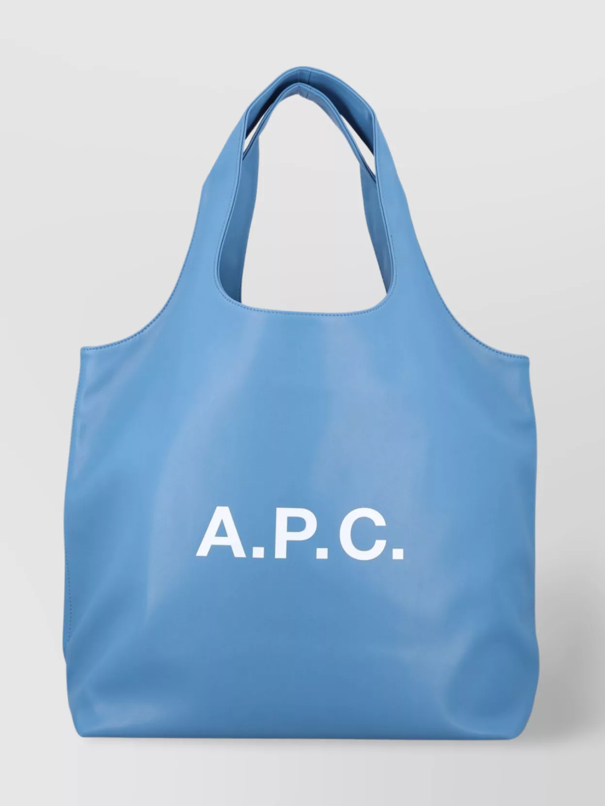 A.P.C. Denim and leather tote bag | The Fashion Square