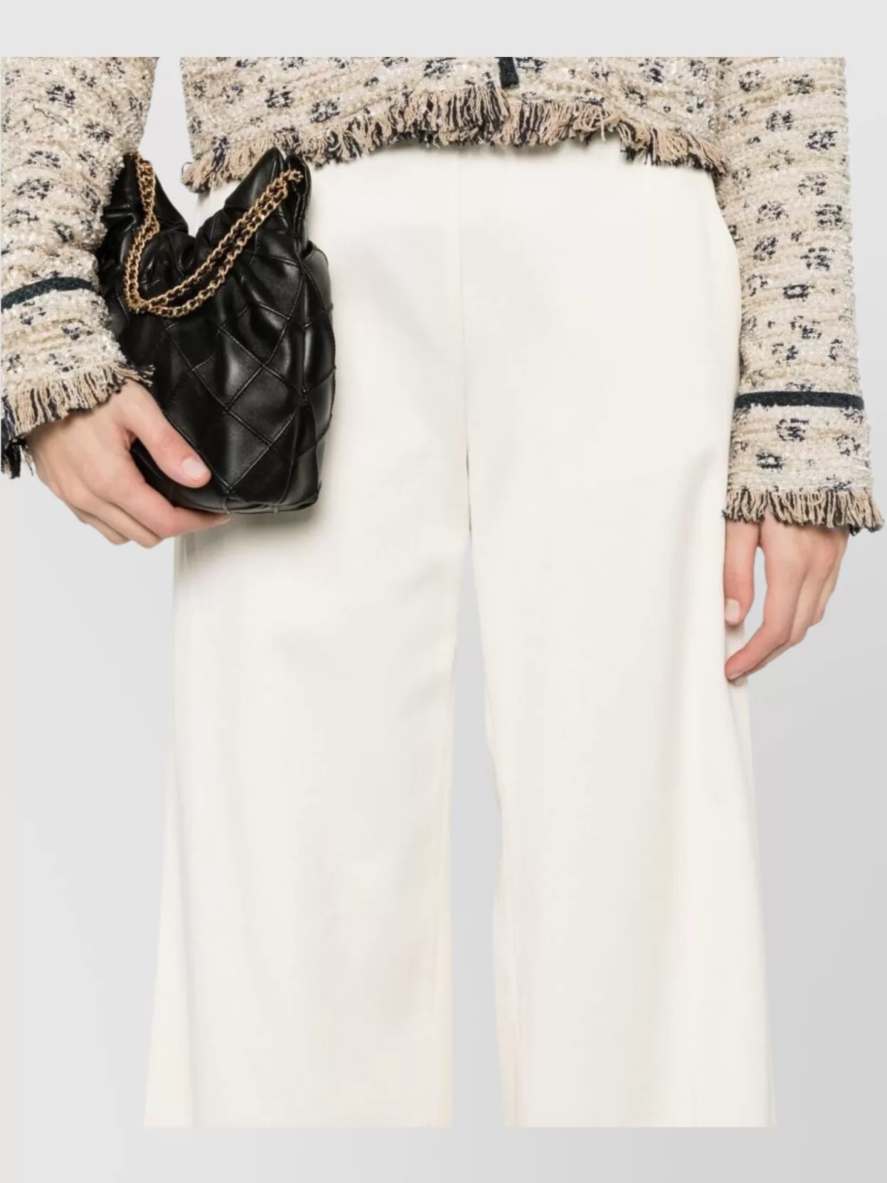 Forte Forte Wide-Leg Cotton Trousers With Elastic Waistband