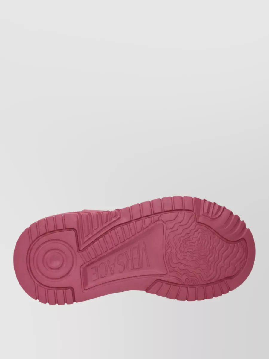 Versace Leather Low-Top Sneakers