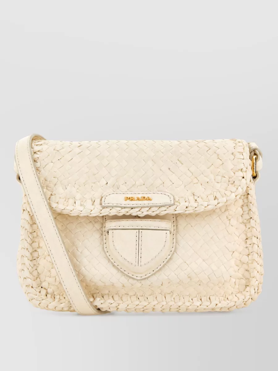 Prada leather crossbody bag
