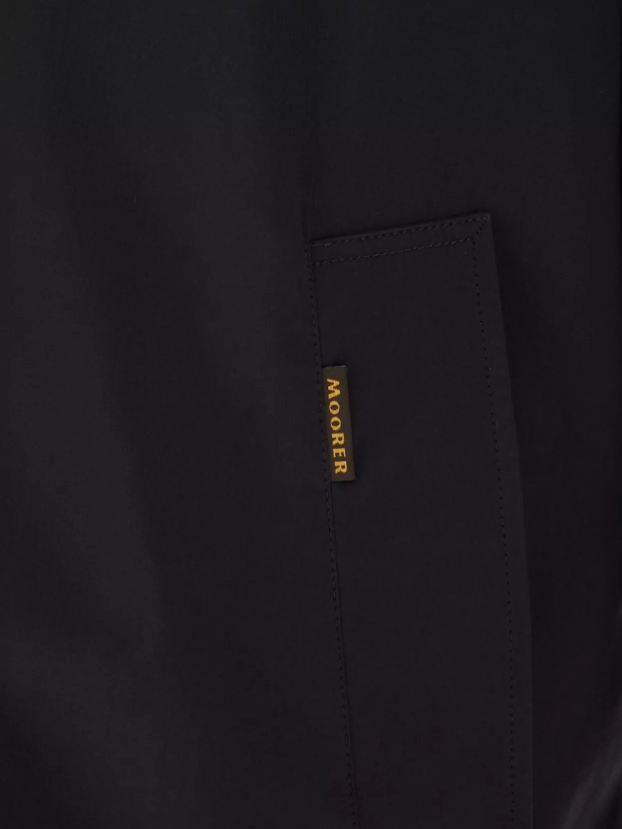 Moorer 'vittor-k' Jacket Cuff Buttons Front Pockets In Black
