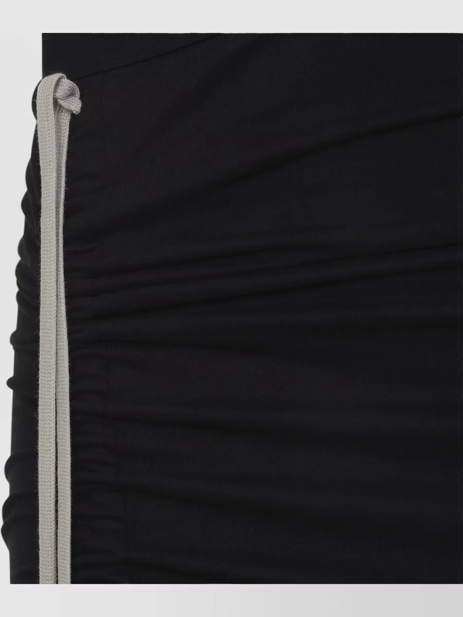 Moncler Cotton Draped Wrap Maxi Skirt