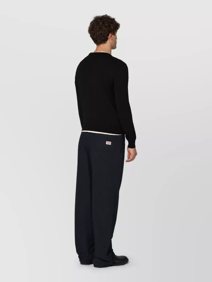 Bottega Veneta Cotton Wide-Leg Cargo Trousers