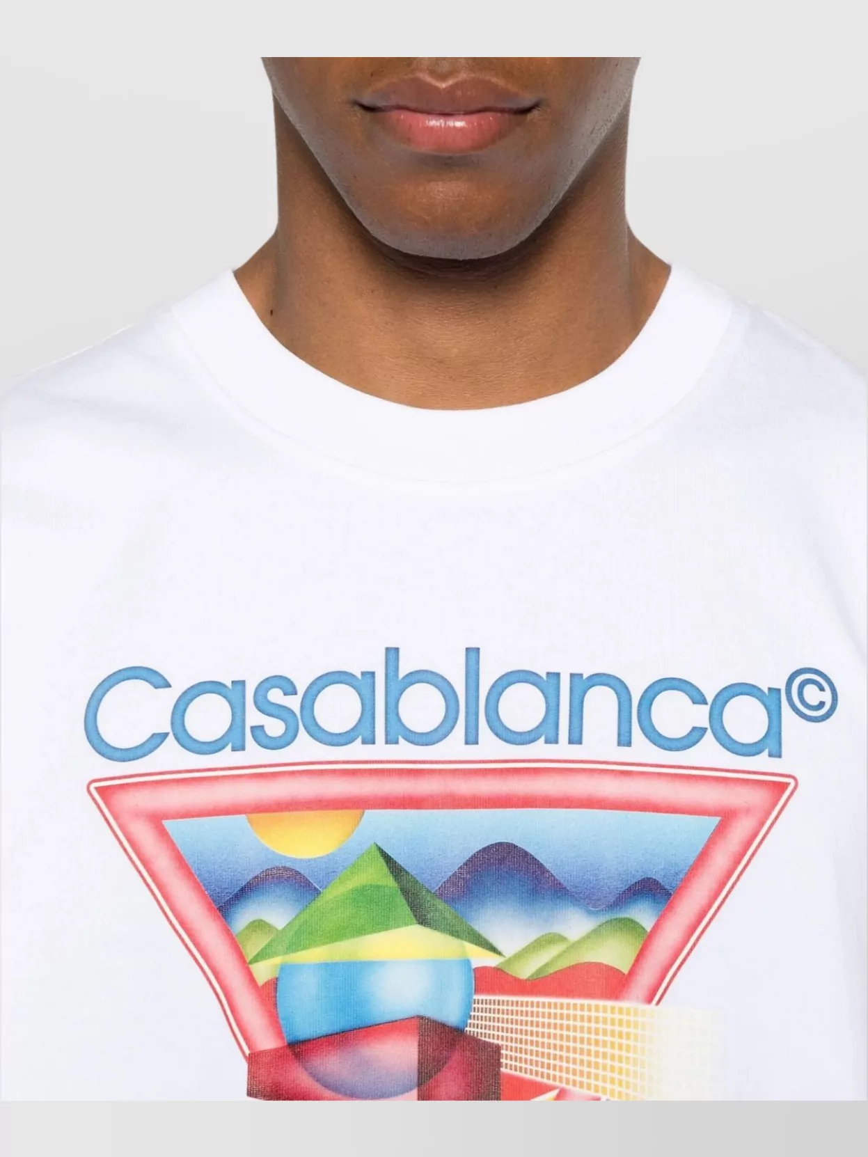 Casablanca Tennis Club Graphic Print T-Shirt