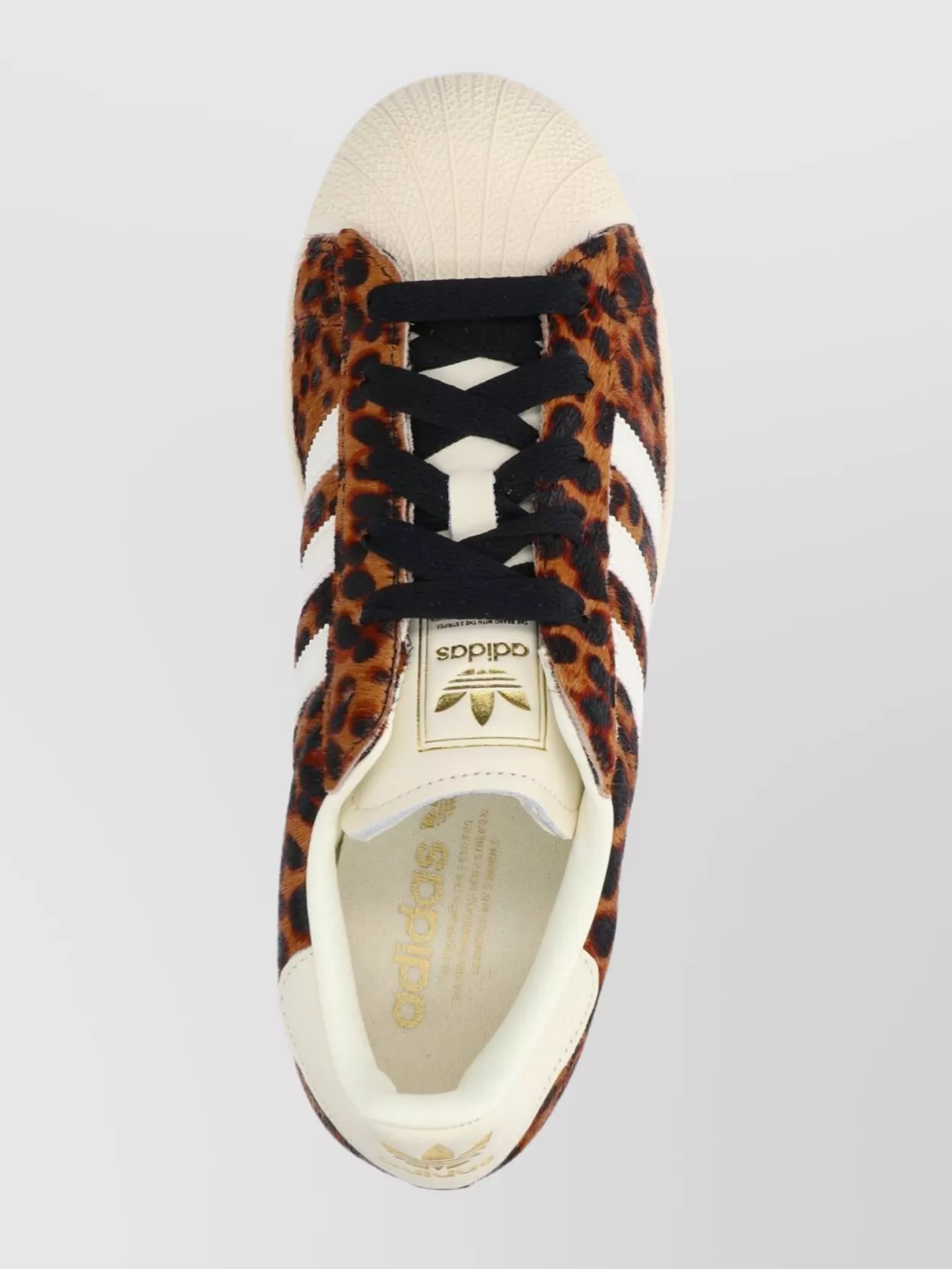 Adidas Animal Print Low Top Sneakers With Stripes