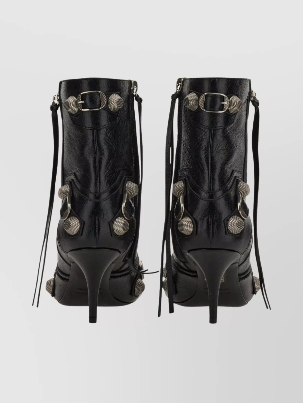 Balenciaga Ankle Boots Stiletto Heel In Black