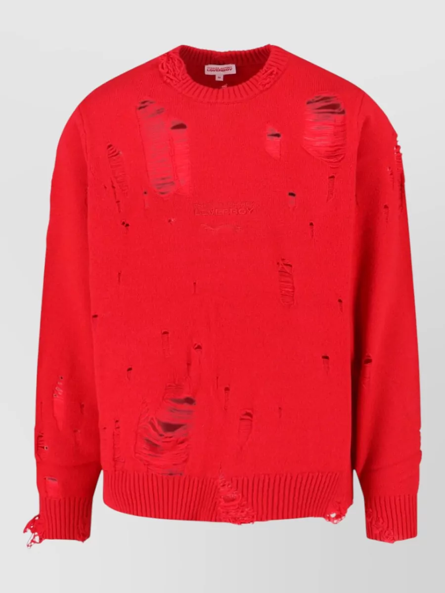 Charles Jeffrey Loverboy lambswool crewneck t-shirt