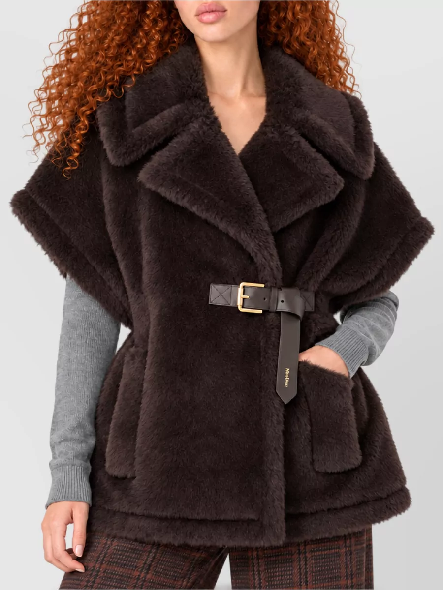 Max Mara Silk Blend Cape