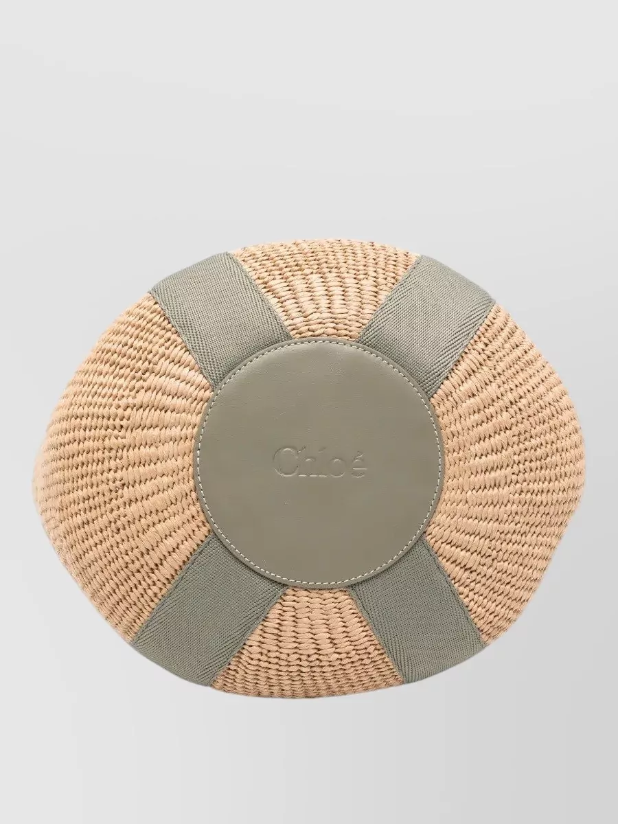 Chloé Large Tote Bag Woven Basket Base