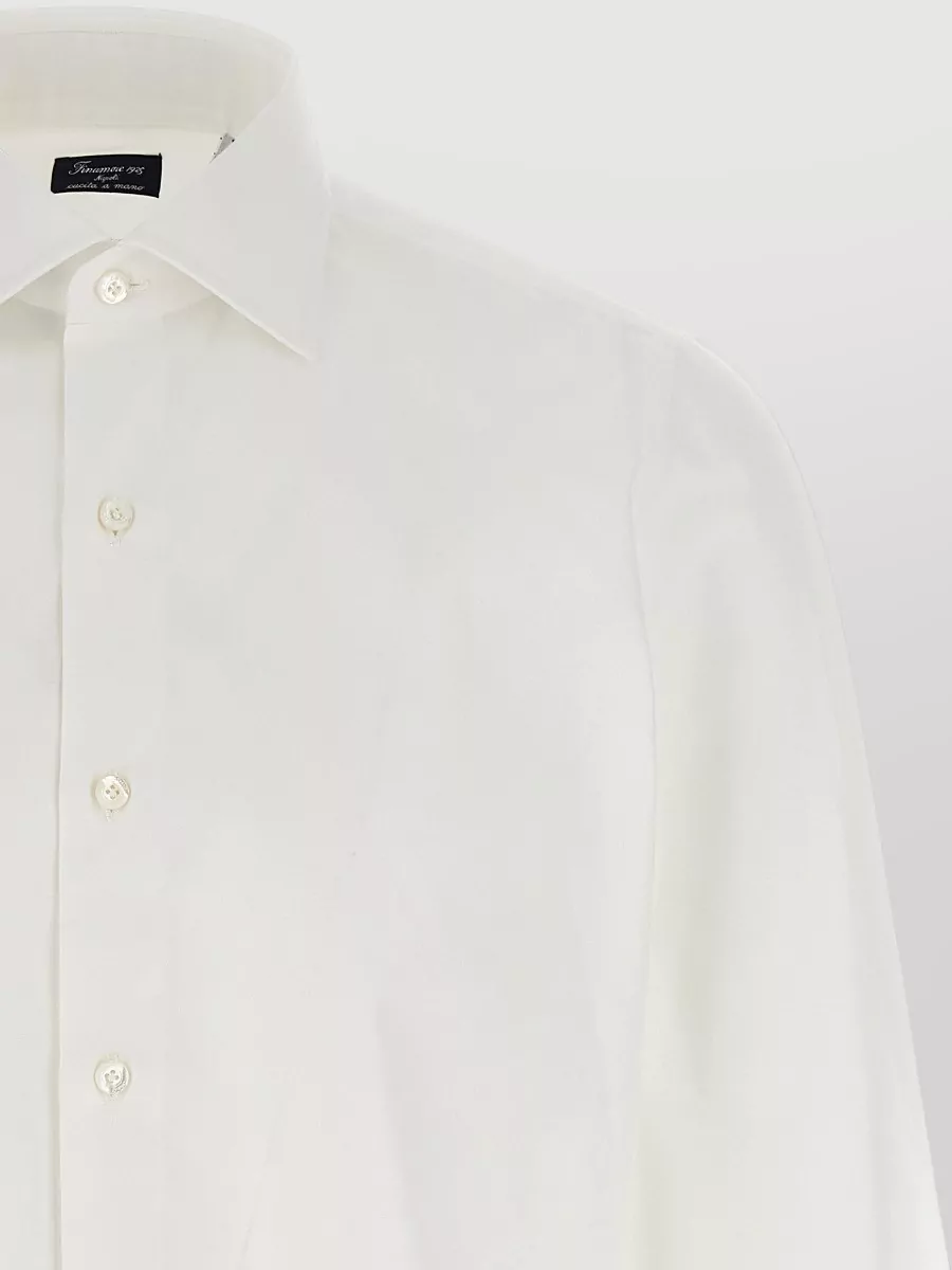 Finamore Cotton Long-Sleeve Shirt
