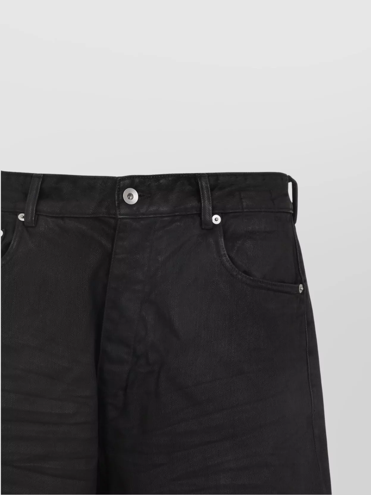 Rick Owens Drkshdw Drkshdw By Rick Owens Wide-leg High-waisted Jeans In Black