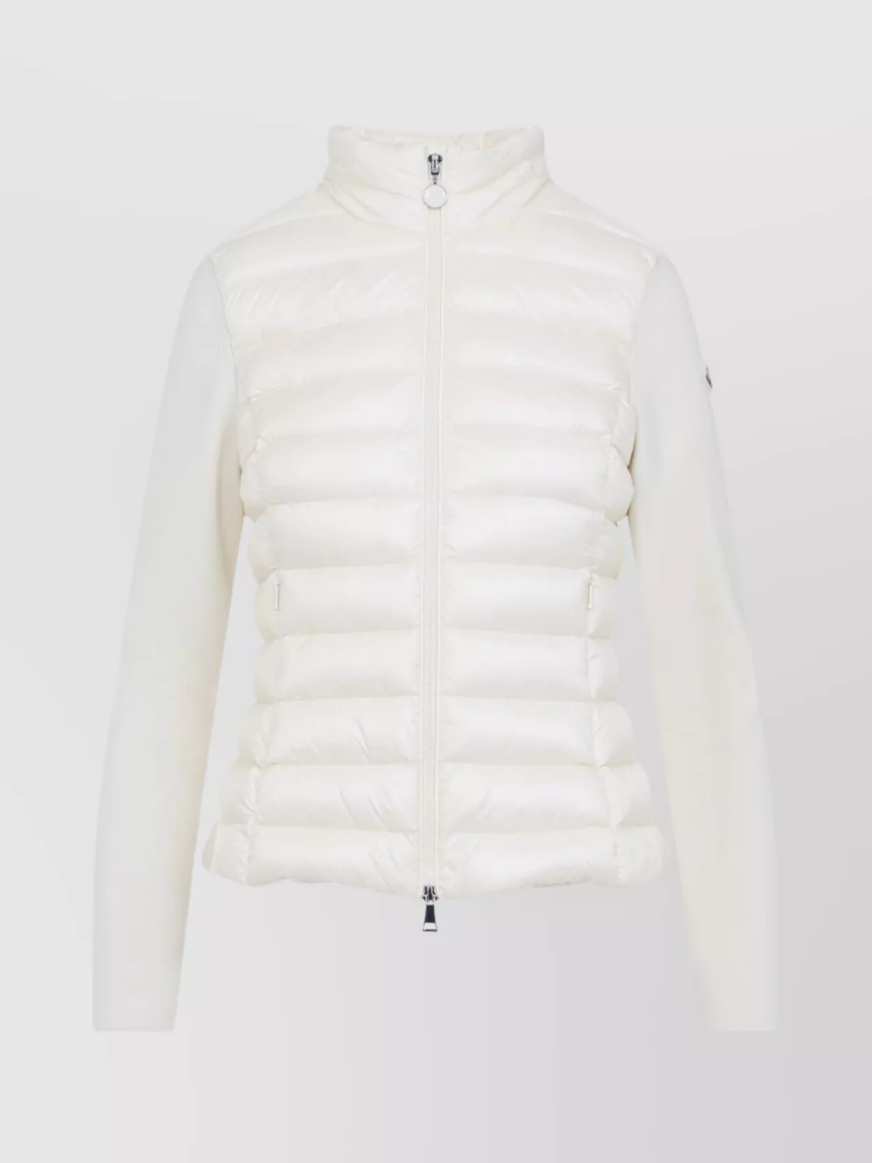 Moncler Quilted Wool Jacket Feather Insert