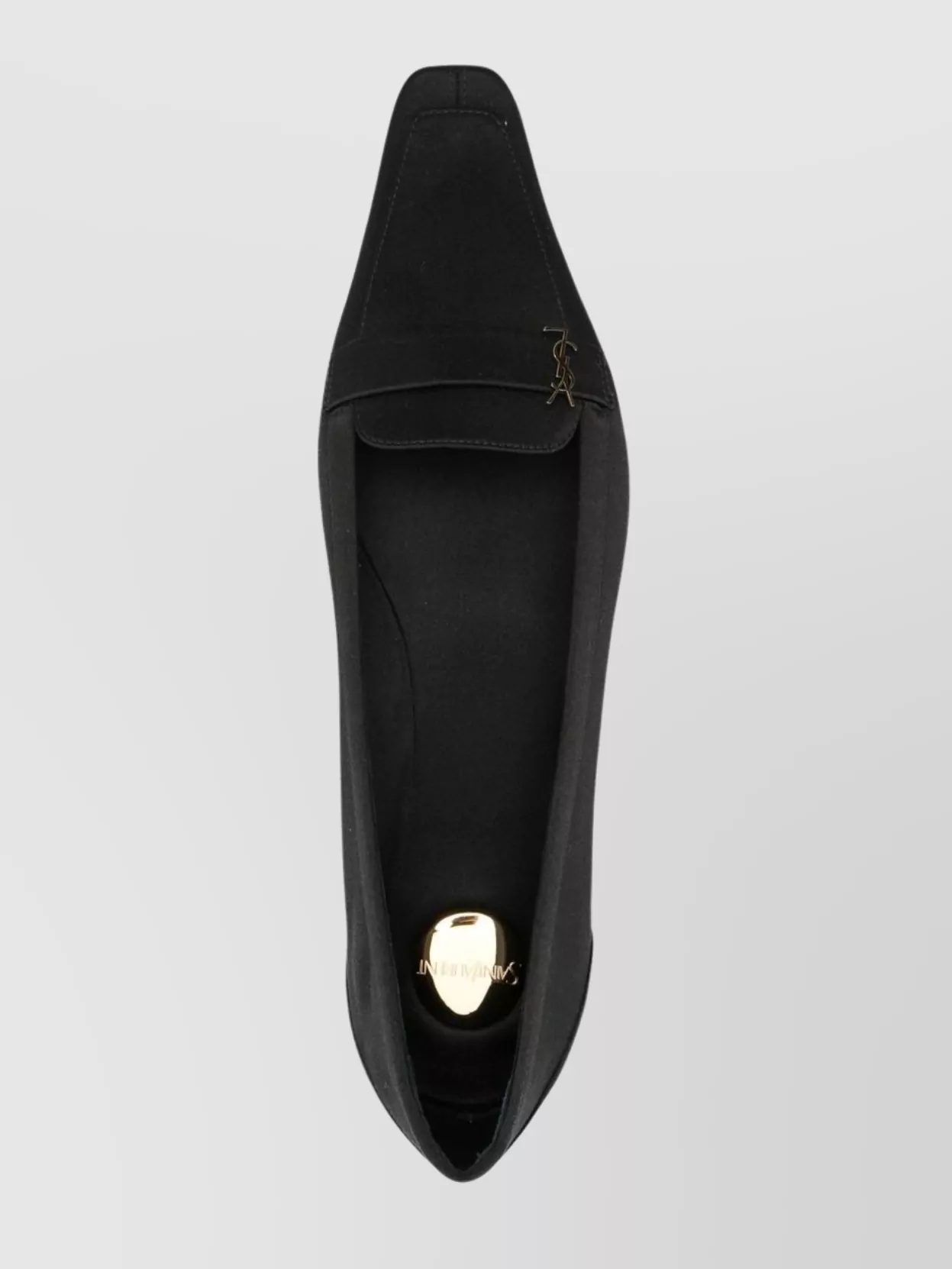 Saint Laurent Pointed Toe Flat Sole Loafers
