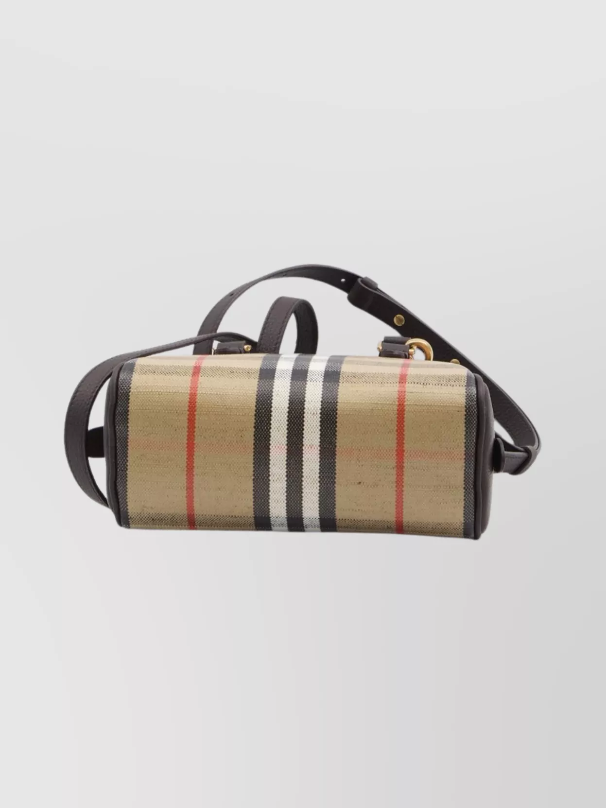 Burberry Bowling Tote Bag Featuring Adjustable Strap