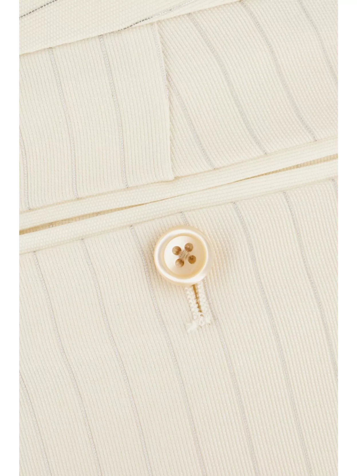 Tom Ford Wool Pants With Belt Loops And Button Detail In Neutral