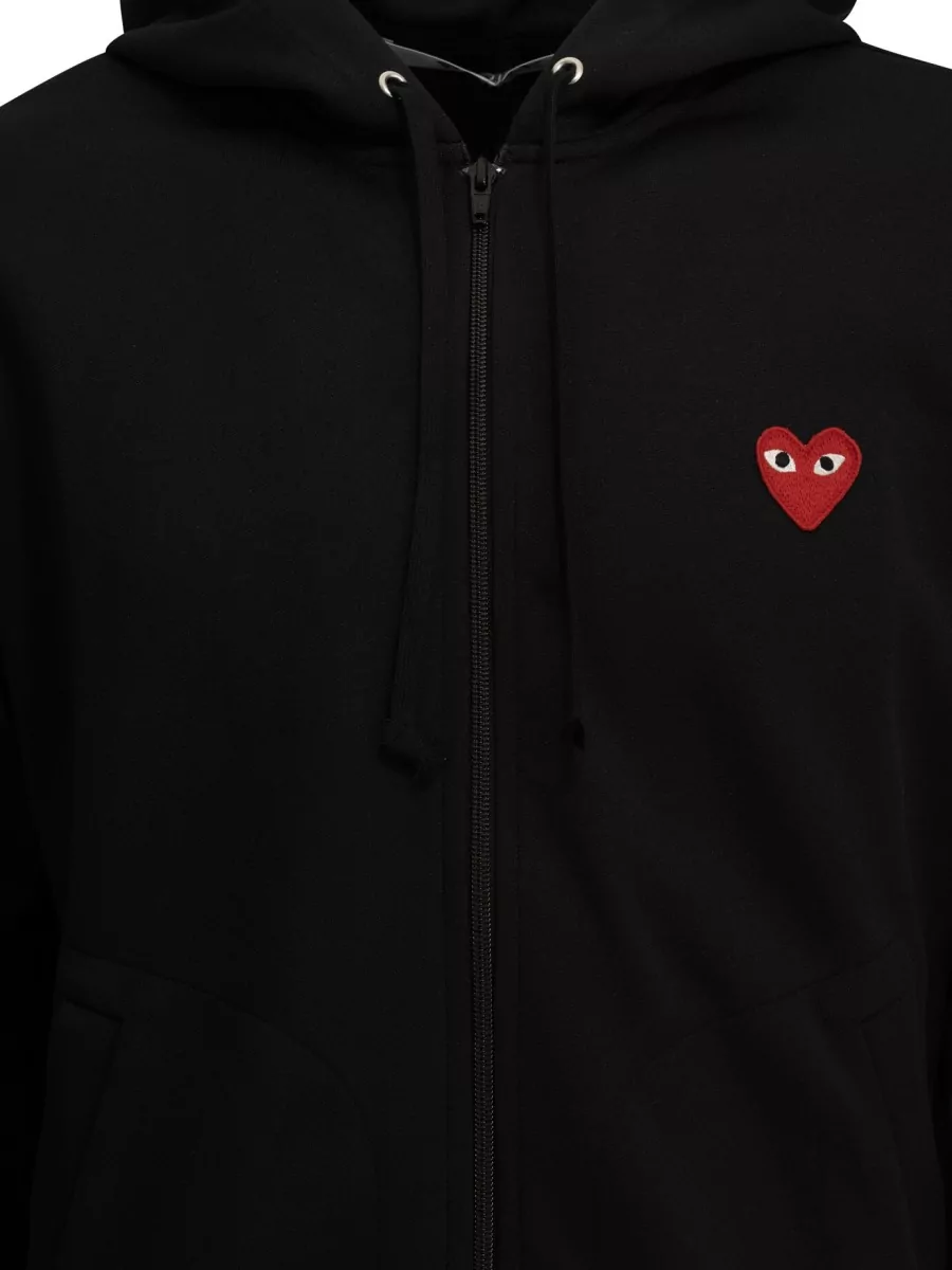 Comme Des Garçons Play Printed Hooded Jacket