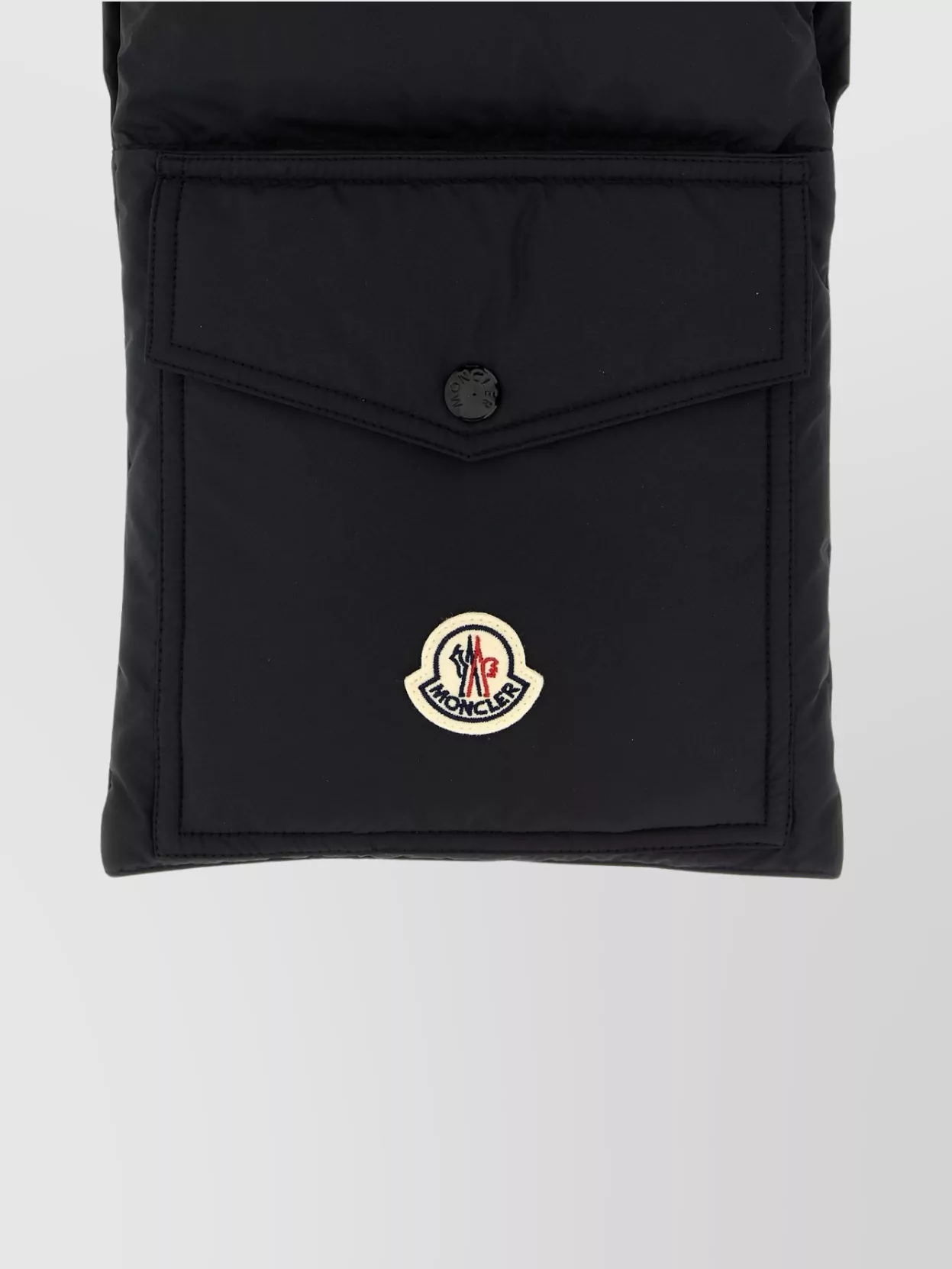 Moncler Insulated Scarf Featuring Buttoned Pocket