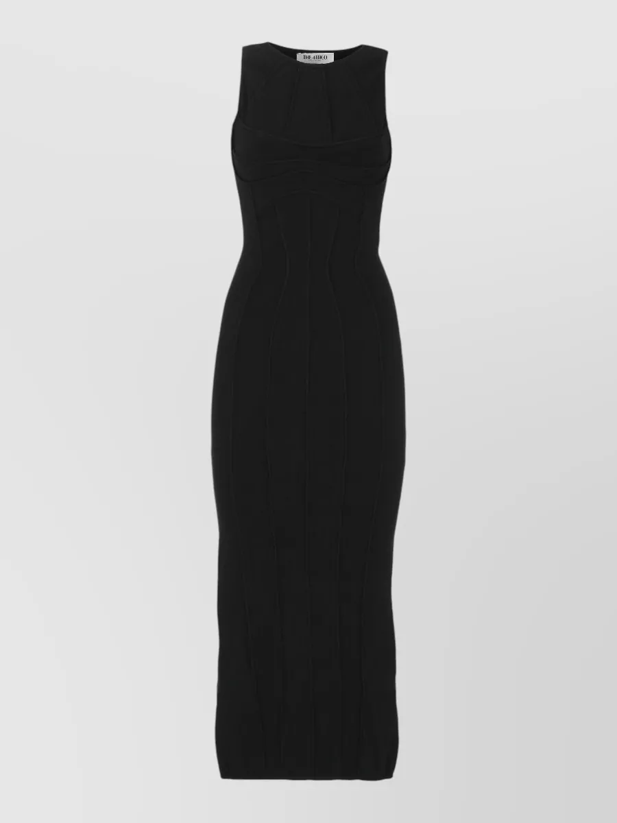 The Attico sleeveless cotton midi dress
