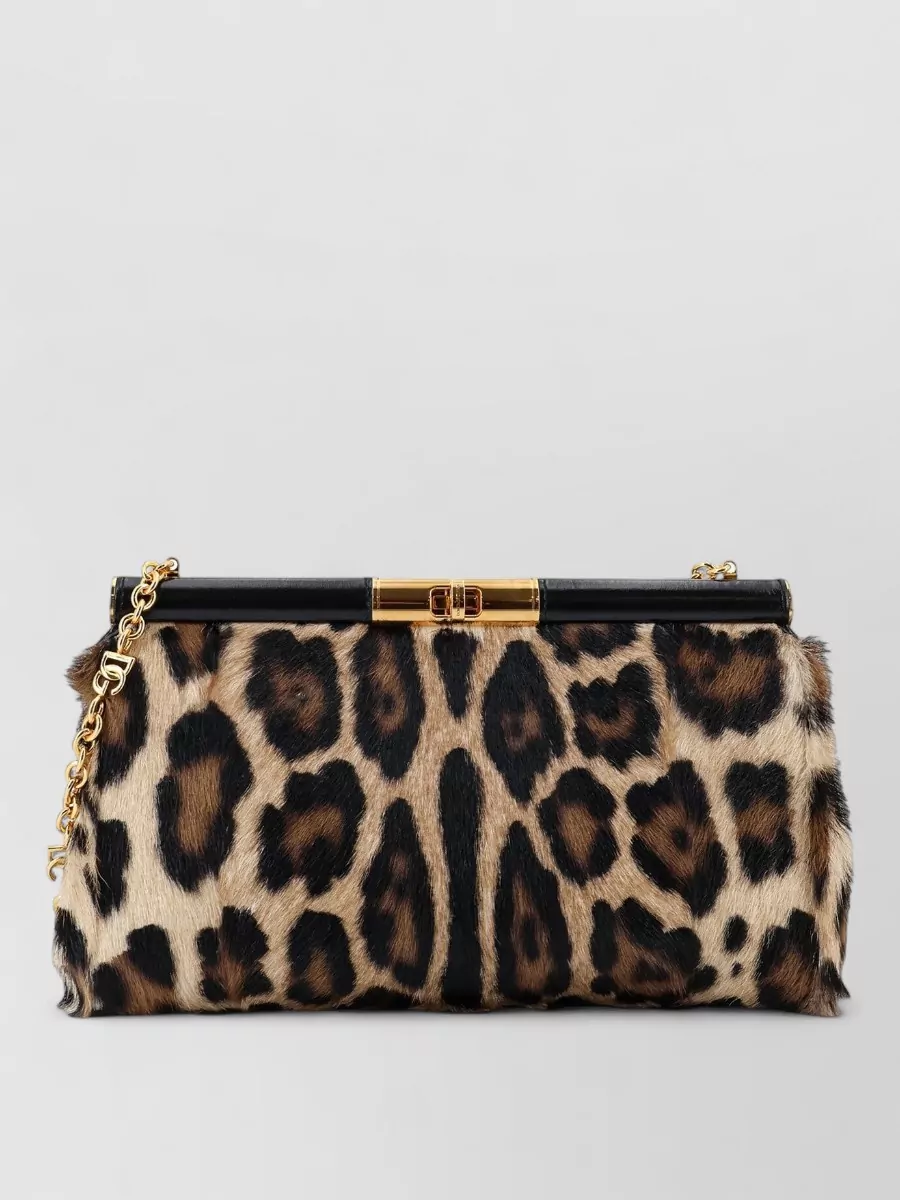 Dolce&Gabbana marlene goat hair clutch bag
