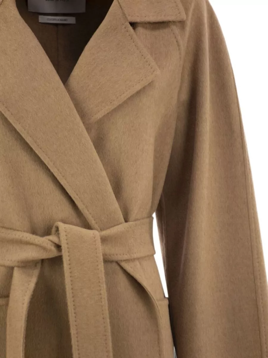 Max Mara Alpaca Wool Silk Long Coat