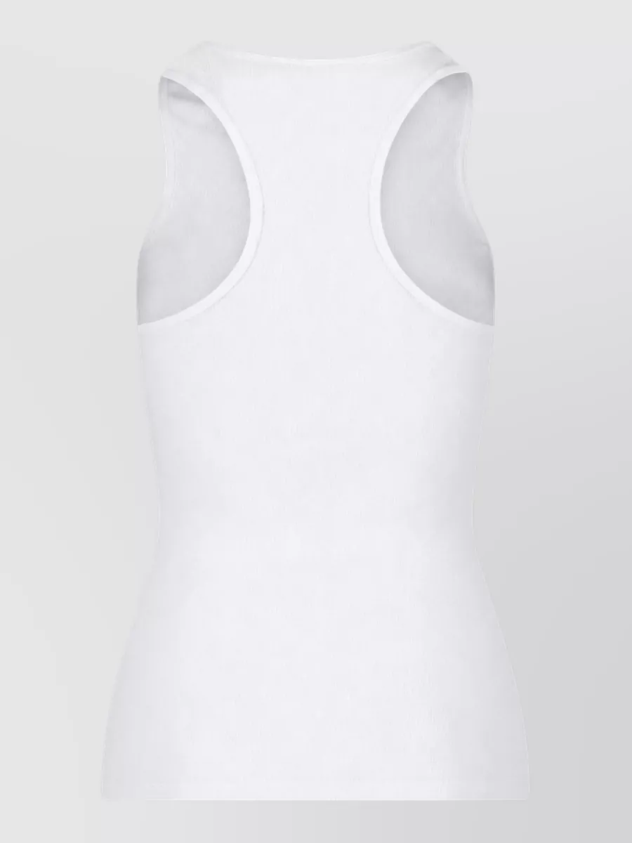 Stella Mccartney Cotton Long-Sleeve Corset Top