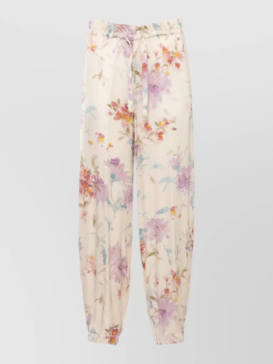 Herno Floral-print straight-leg track pants