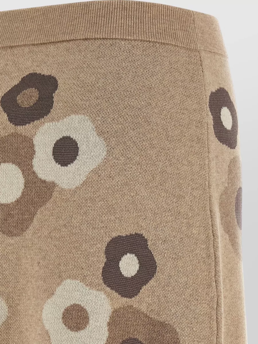 Kenzo Wool Cotton Mini Skirt