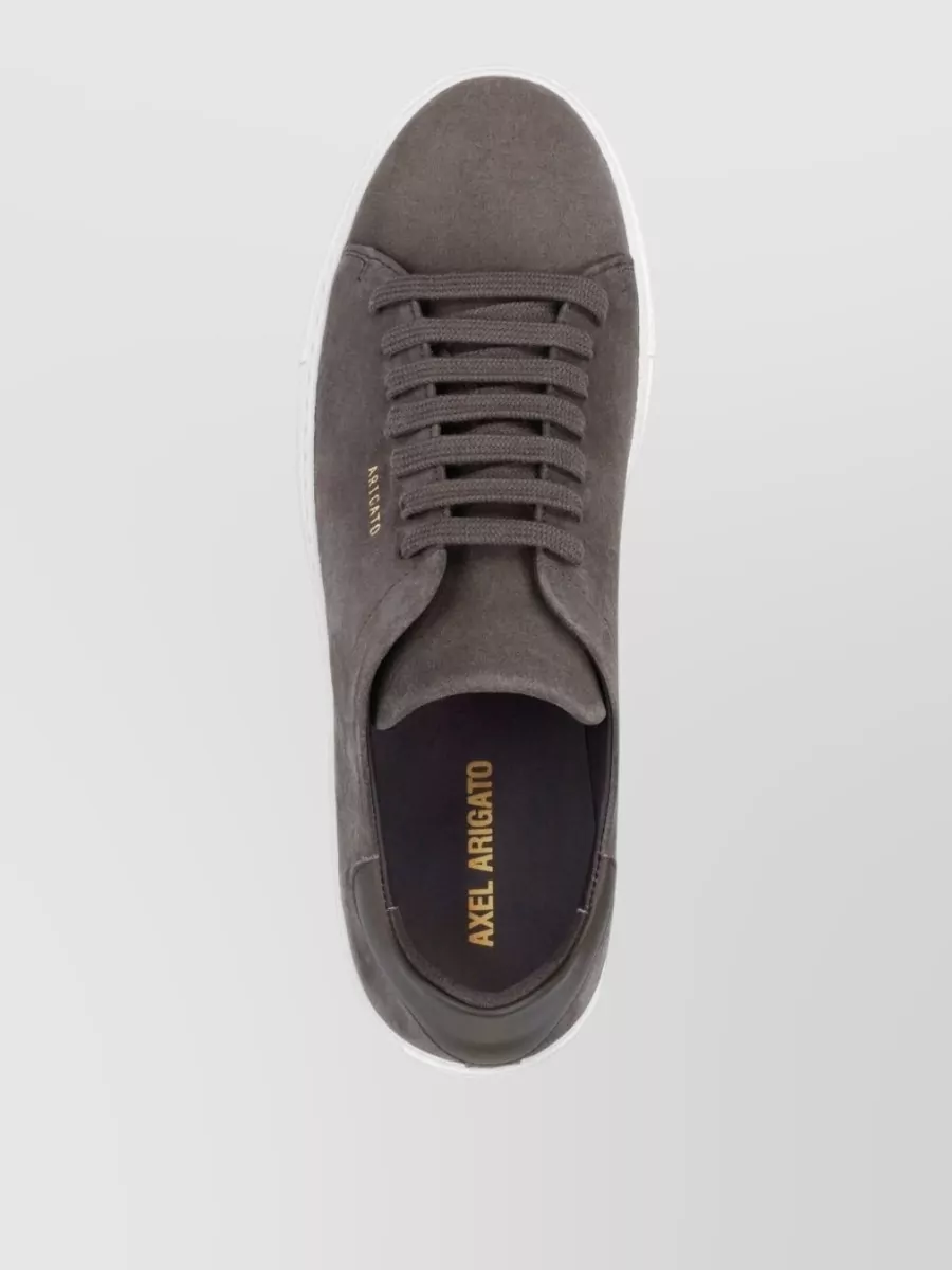 Axel Arigato Mens Suede Sneakers Round Toe Design