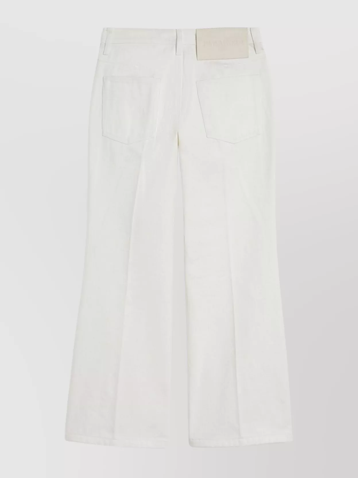 Jil Sander Cotton Flared Jeans