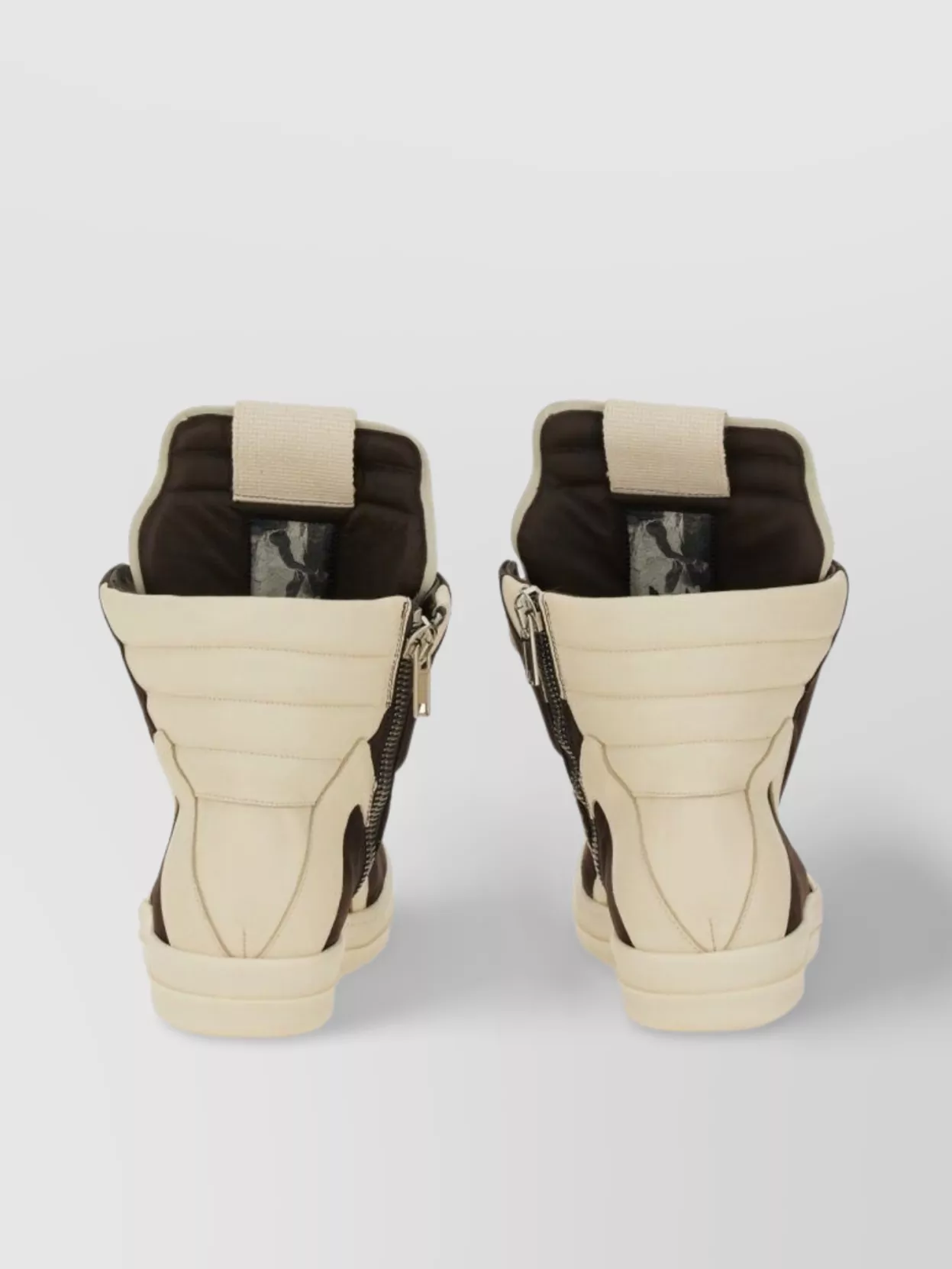 Rick Owens Contrast Sole High-Top Sneaker